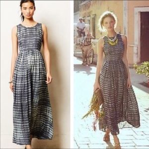 Anthropologie NEUW shibori maxi dress